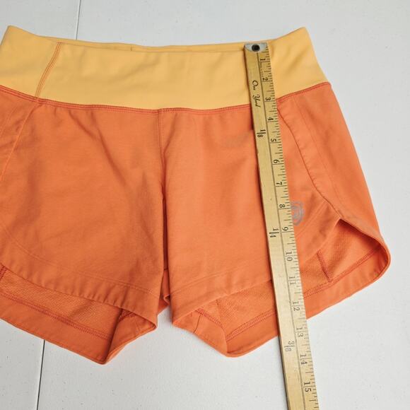 Goal Five Athletic Shorts S Womens Fast Free Orange Stretch Running Workout - Picture 11 of 13